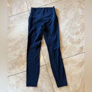 Lululemon leggings, 23” size 4, blue.